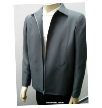 jaqueta preta tecido